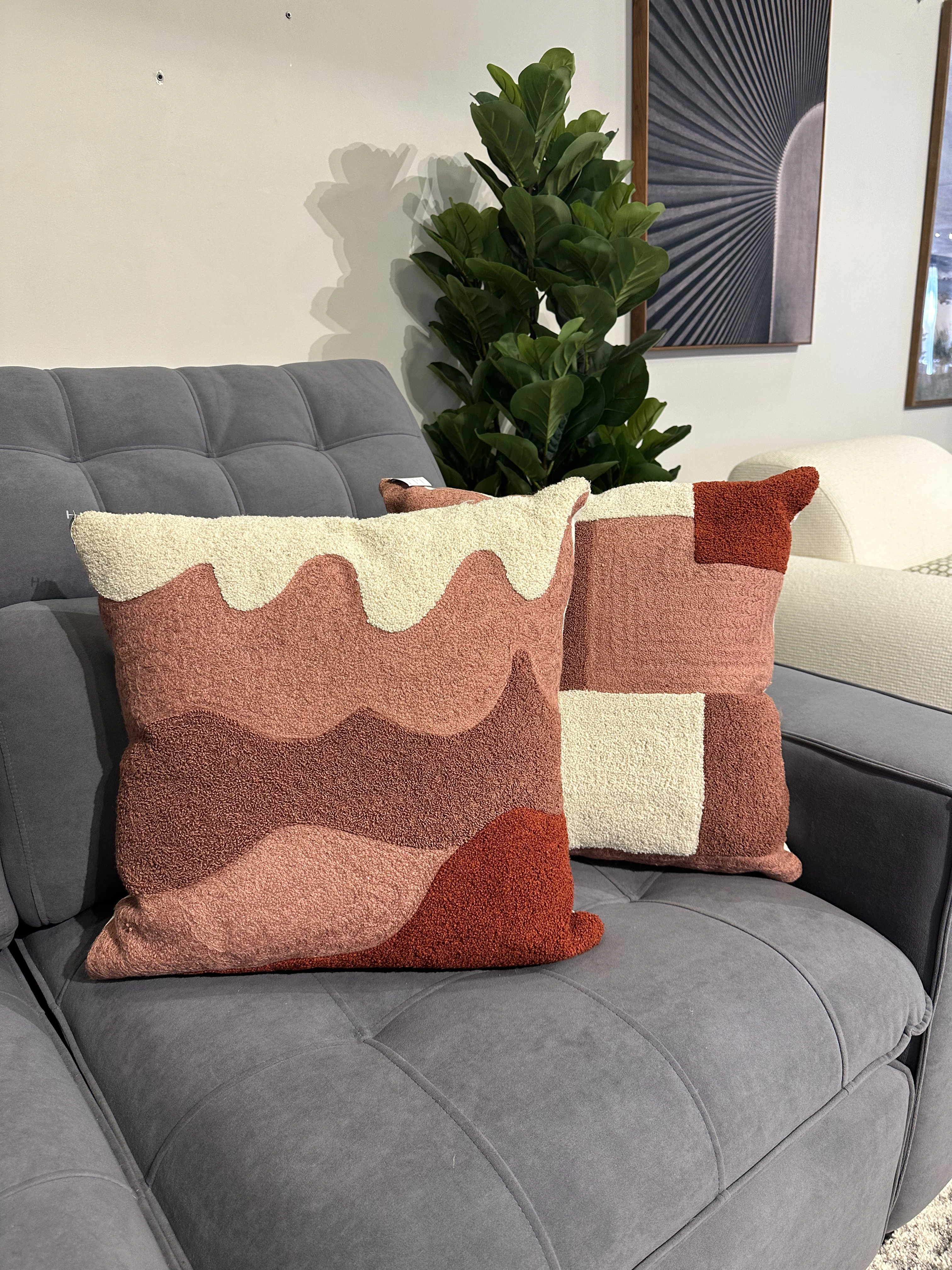 Almohada tramado en boucle 