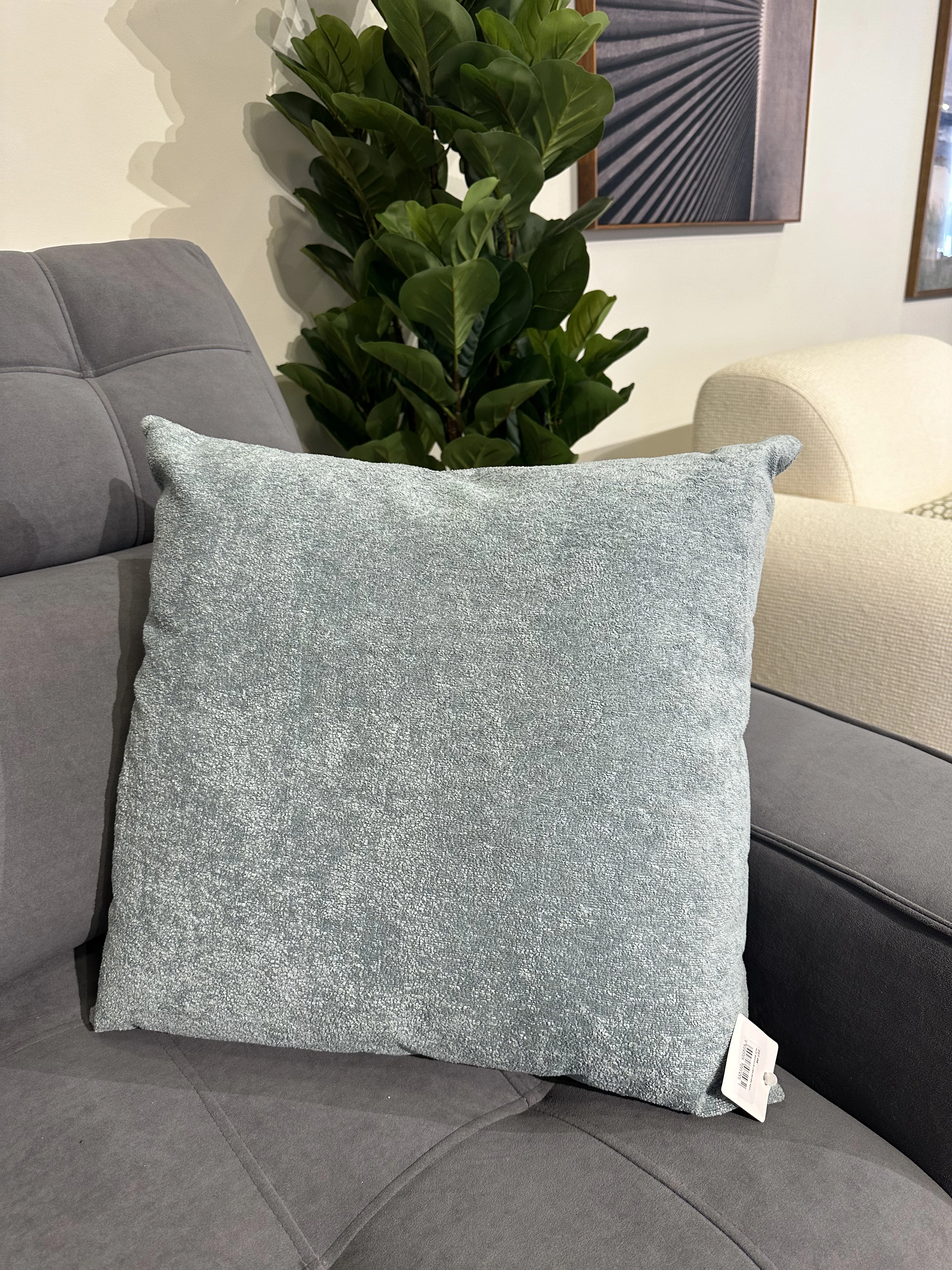 Almohada tela boucle lisa