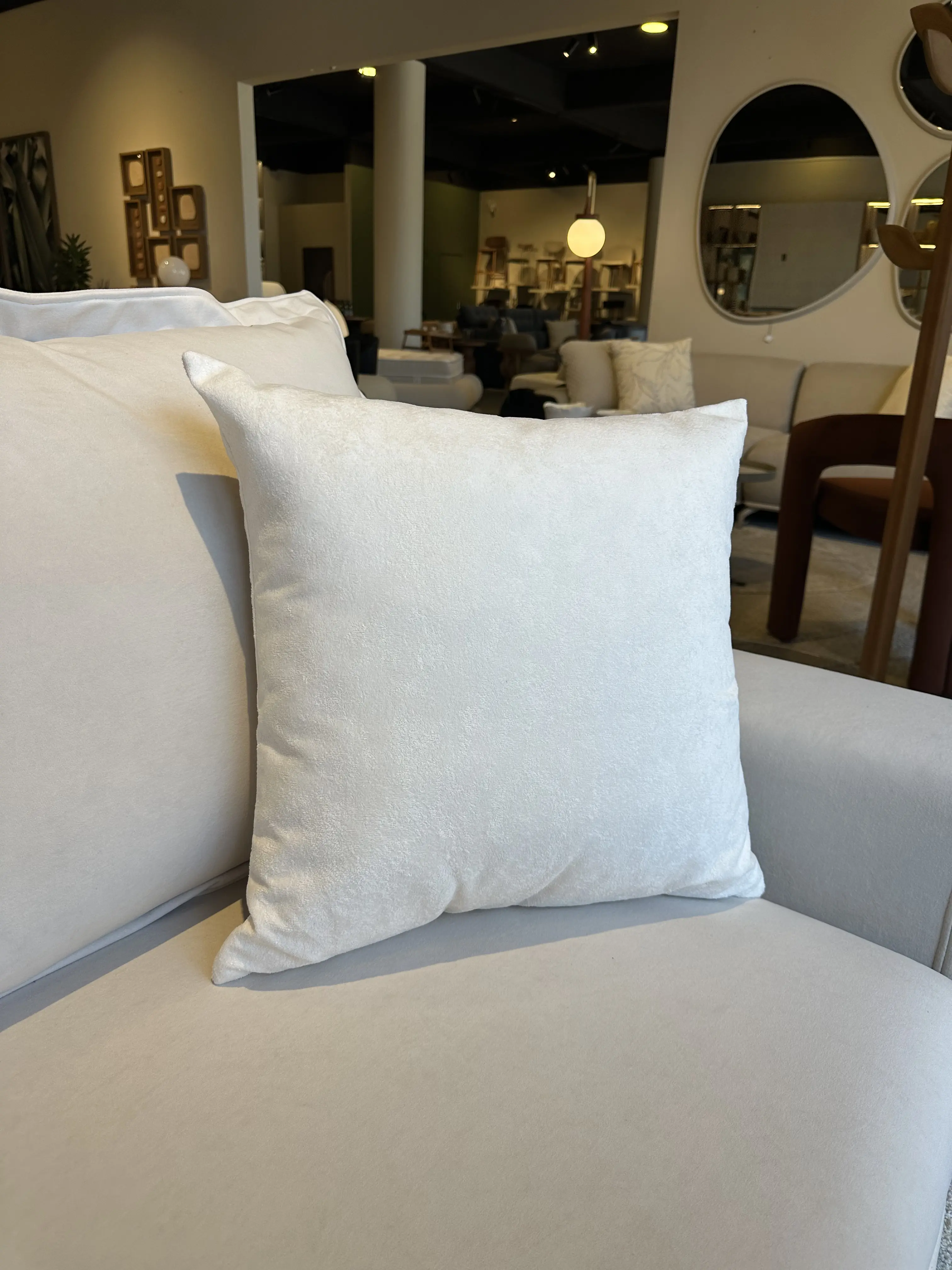 Almohada boucle liso off 