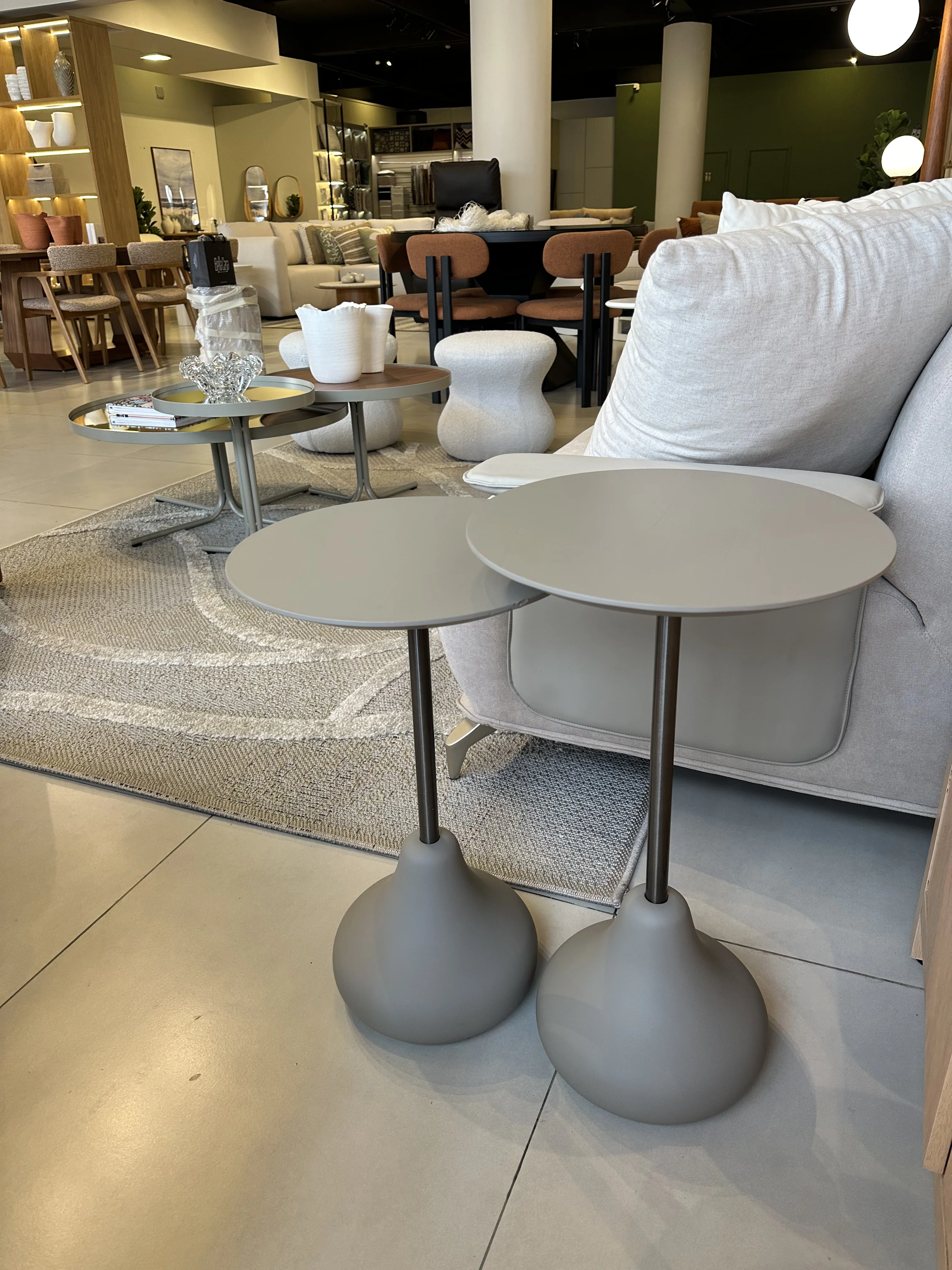 Mesa lateral Shiva  Tapa en madera  Alta/Baja - Vista 3