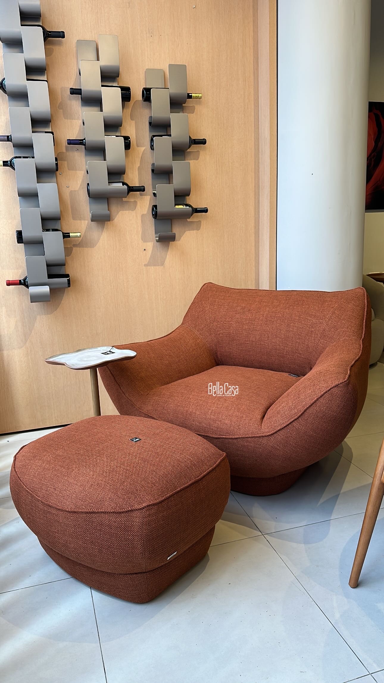 Poltrona Canoas - En tela Lino 