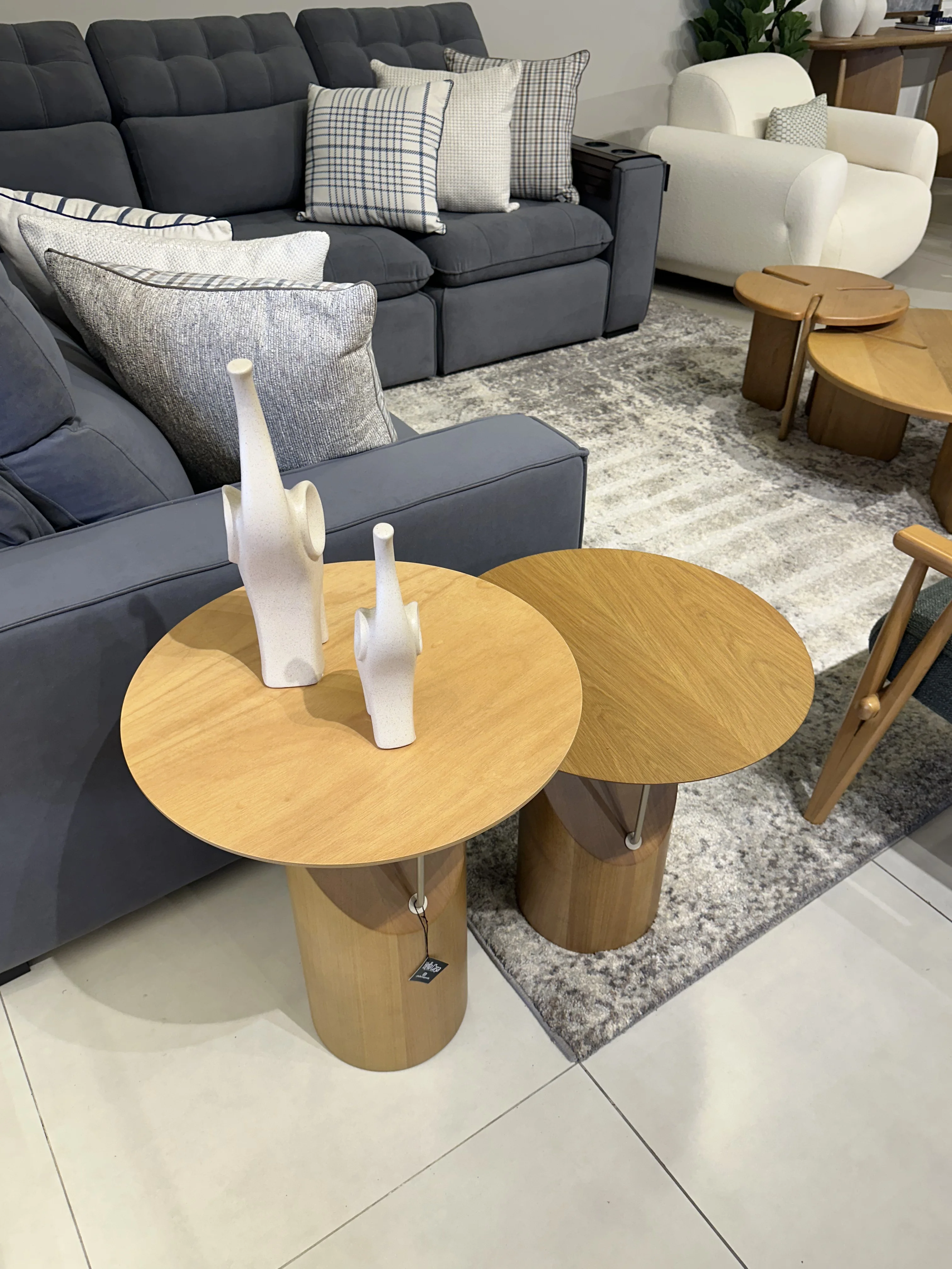 Mesa Lateral Taichi Madera Damasco M/P