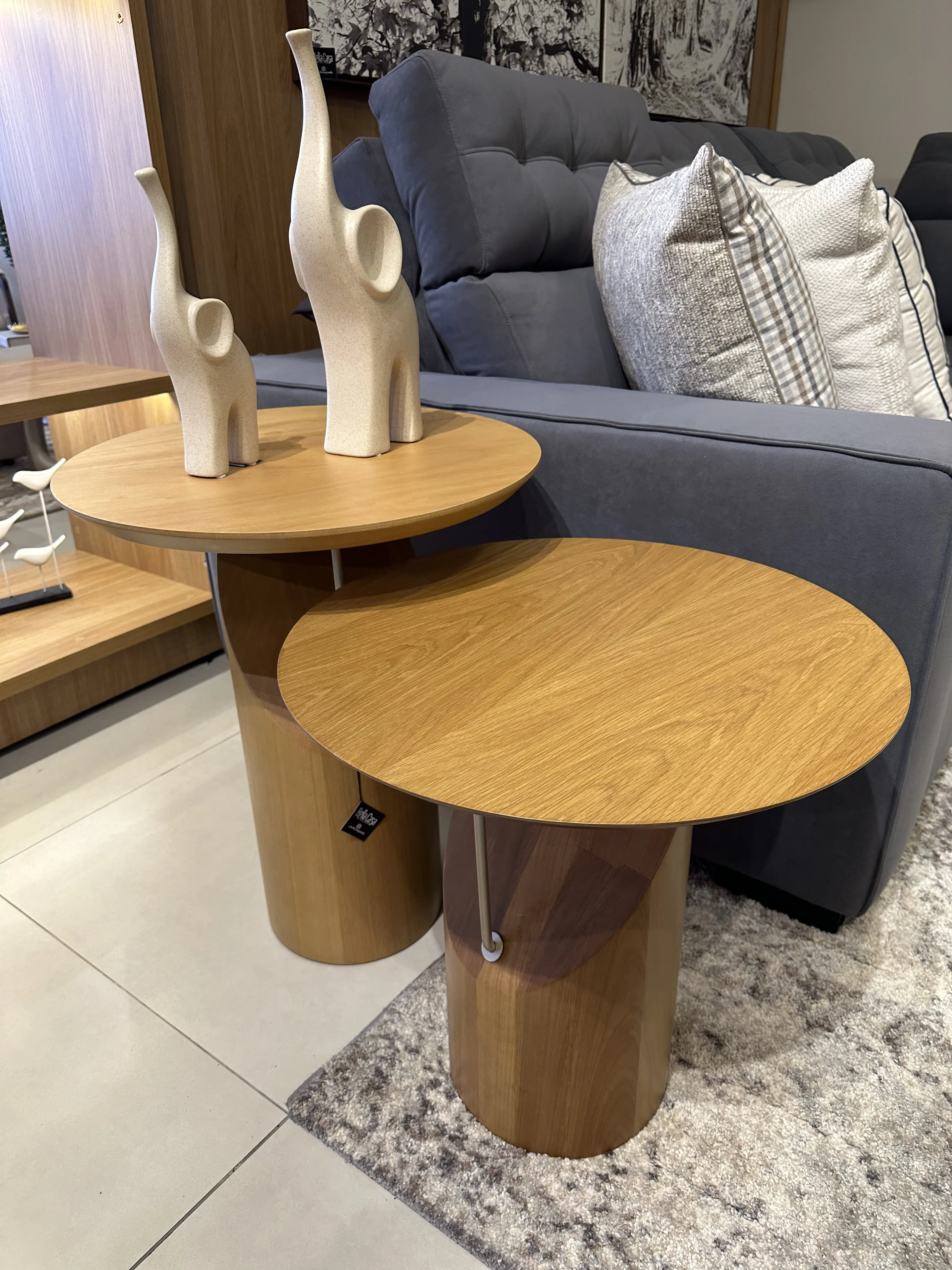 Mesa Lateral Taichi Madera Damasco M/P - Vista 2