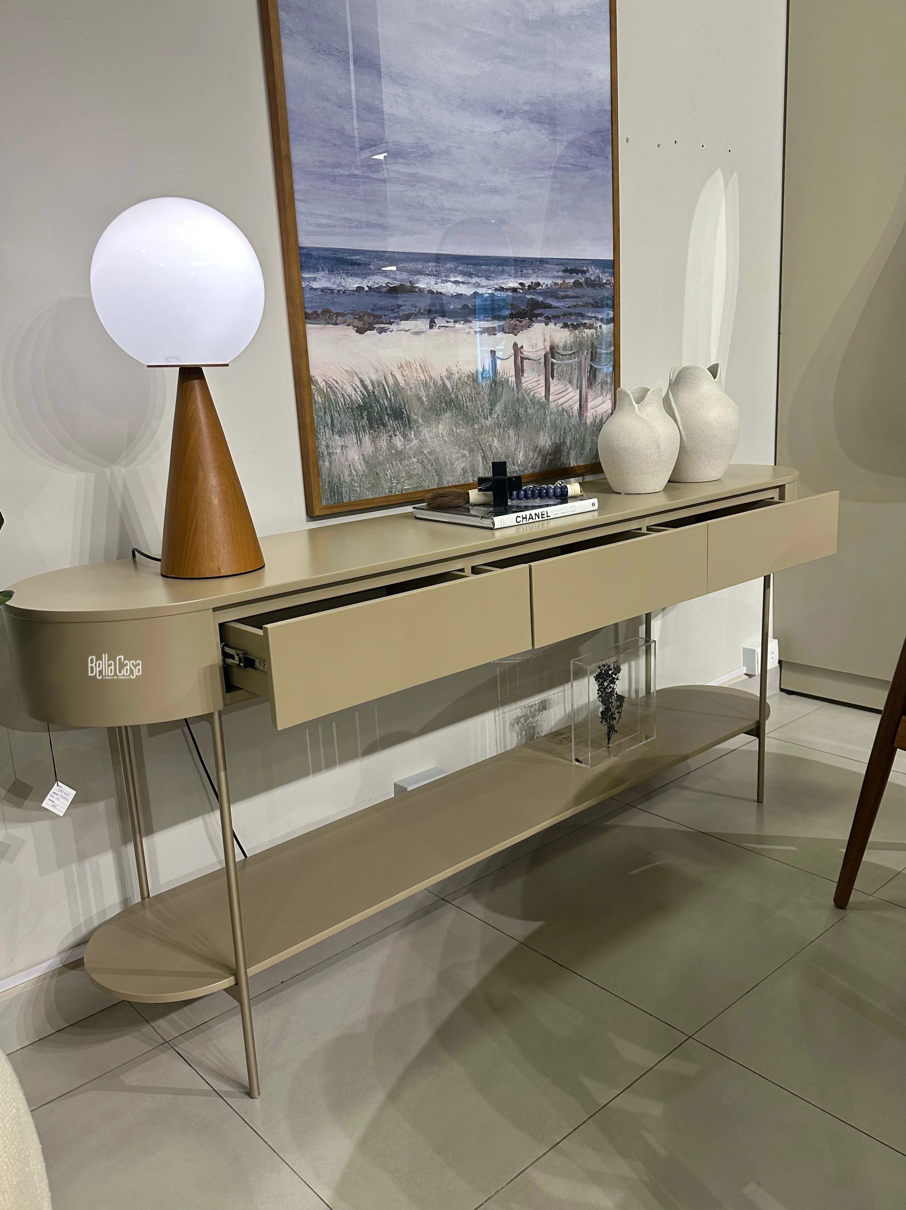 Consola Gal 1.91  Metal Oro - Vista 2