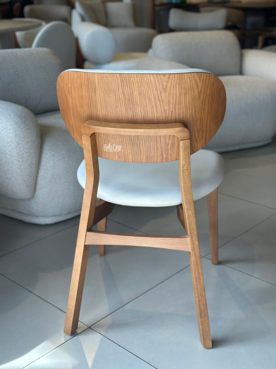 SILLA ADELE MADERA AMENDOA 