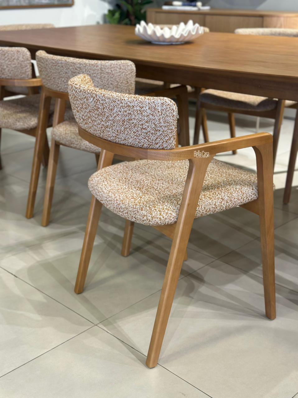 SILLA ARPA MADERA ALMENDRA  - Vista 2